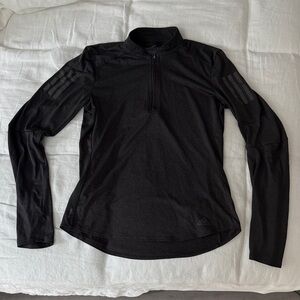 ADIDIAS Climalite long sleeve zipper pullover shirt